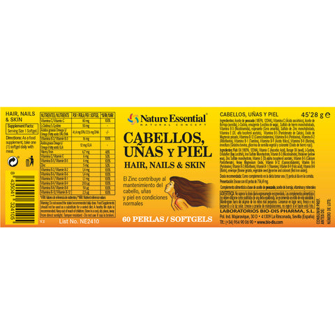 Cabellos, Uñas y Piel