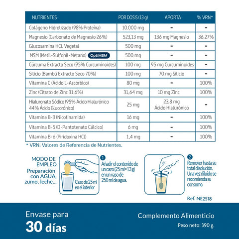 Confortflex® Colageno en Polvo Hidrolizado 390 gr. (Lata)