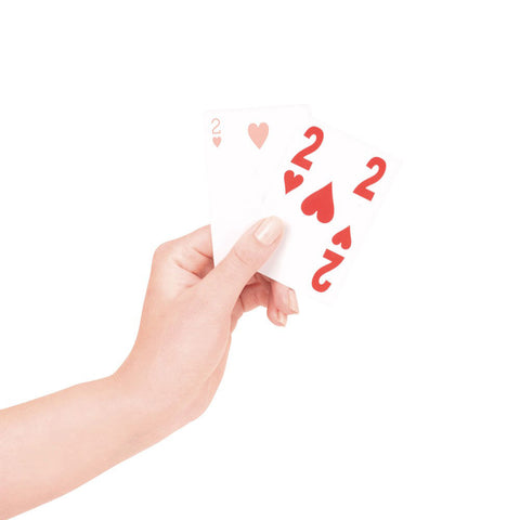 Pack de 2 barajas de cartas con símbolos extra grandes